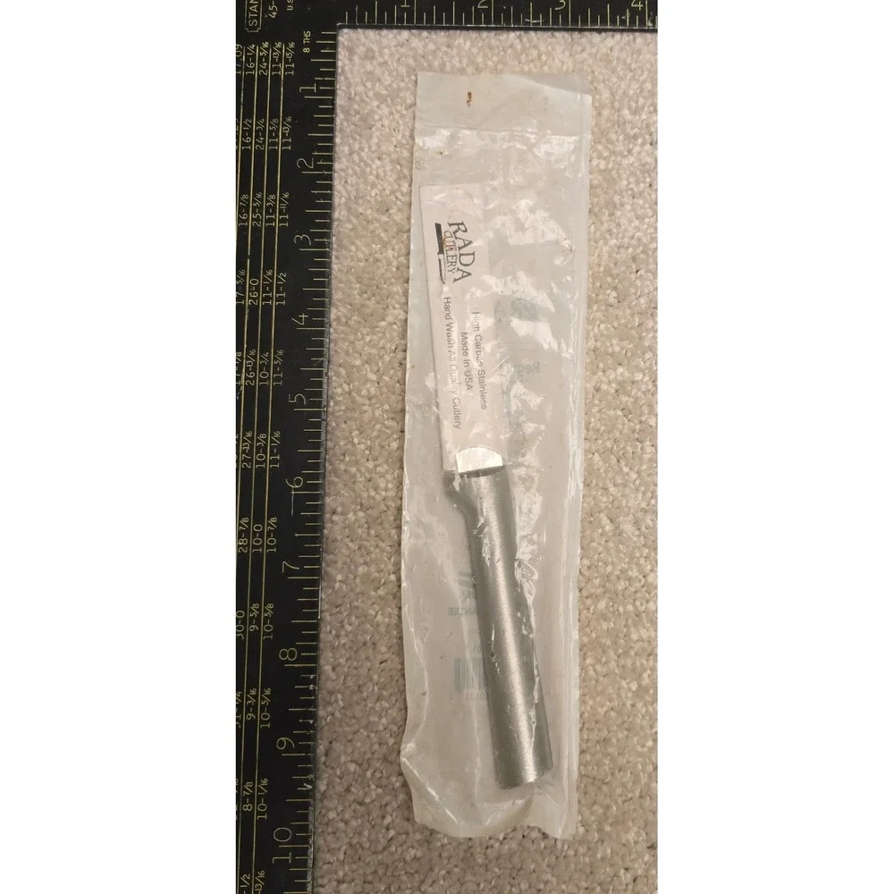 Rada Cutlery Regular Paring Knife Silver High Carbon Stainless Steel R101 USA